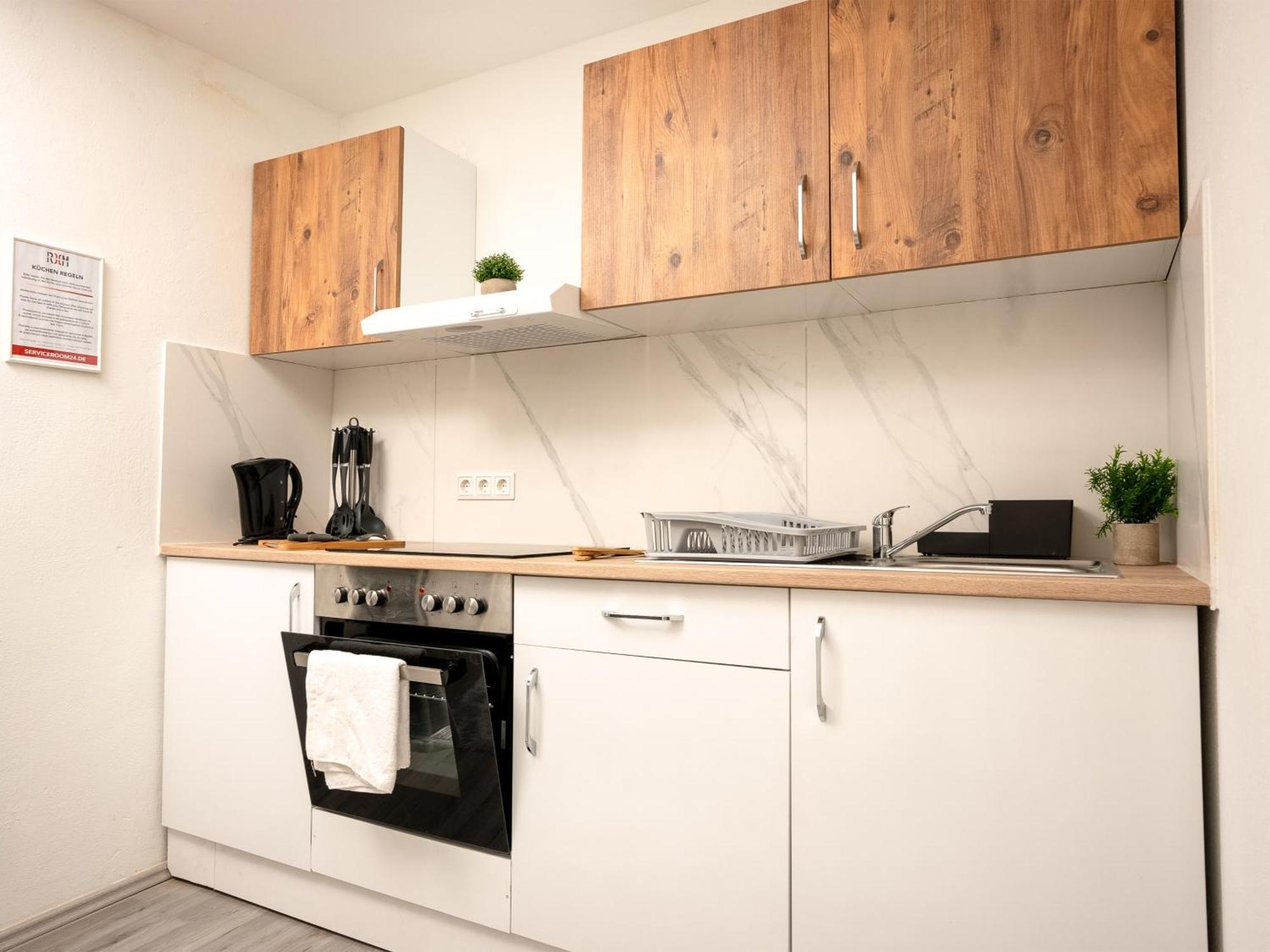 Serviceroom24 - Apartment 4 In Herten Wlan - Smart-Tv - 24-7 Check-In Und Kueche Exterior photo